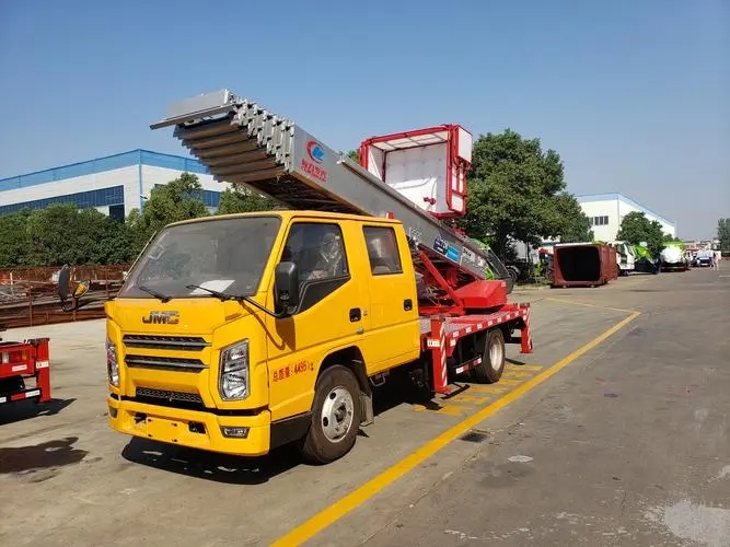 正安附近云梯车出租 砂石搬运